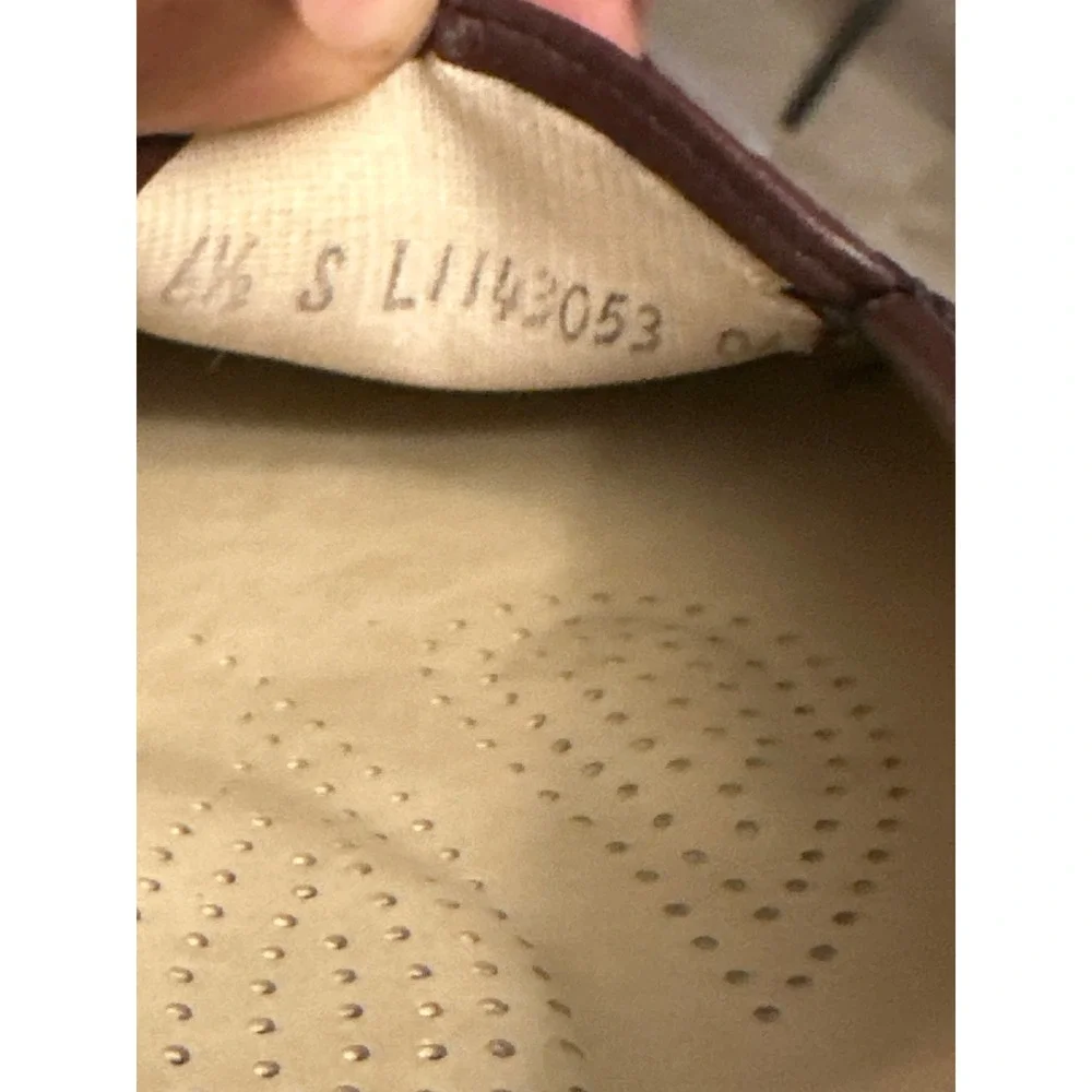 SAS Womens Burgundy Pebbled Leather Tripad ComfortLoafers Made in USA Size 6.5 S